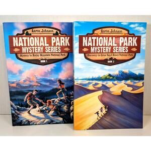 Lot of 2 National Park Mystery Series by Aaron Johnson, vol. 1 and 2 PB